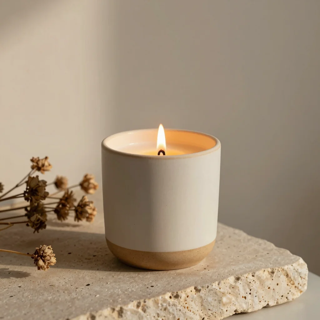 Bougie Artisanale Miel & Fleur d'Oranger
